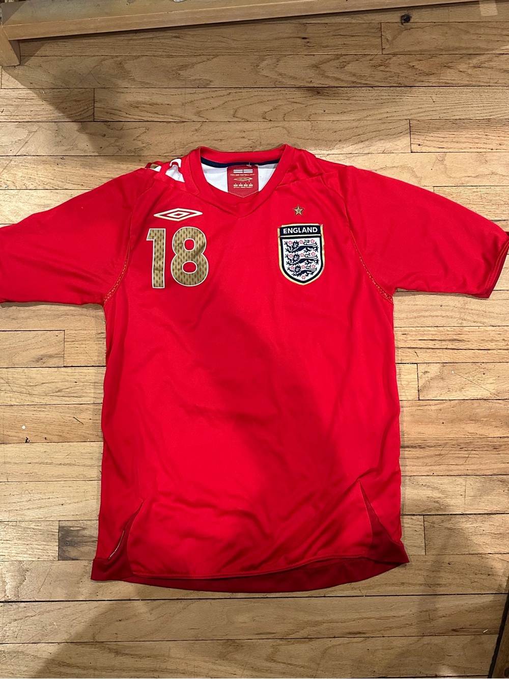 Vintage Umbro Michael Carrick England Jersey Size S